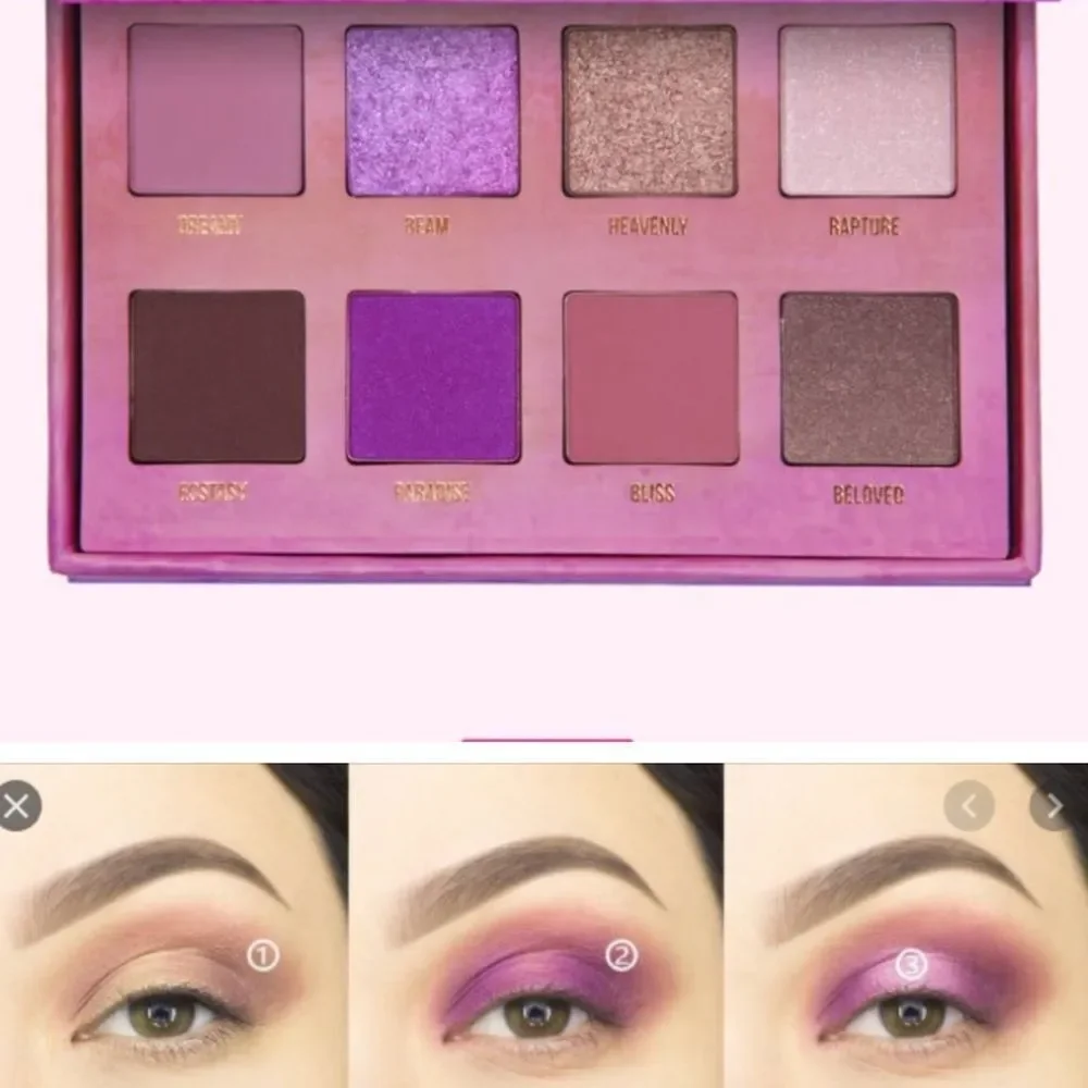 Lime Crime Venus III Eyeshadow Palette in 5 finishes metallic, sparkle, glow +